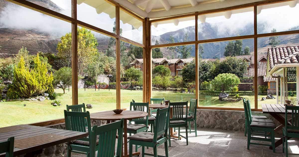 Dining with a view in the Sacred Valley. Photo by Casa Andina.