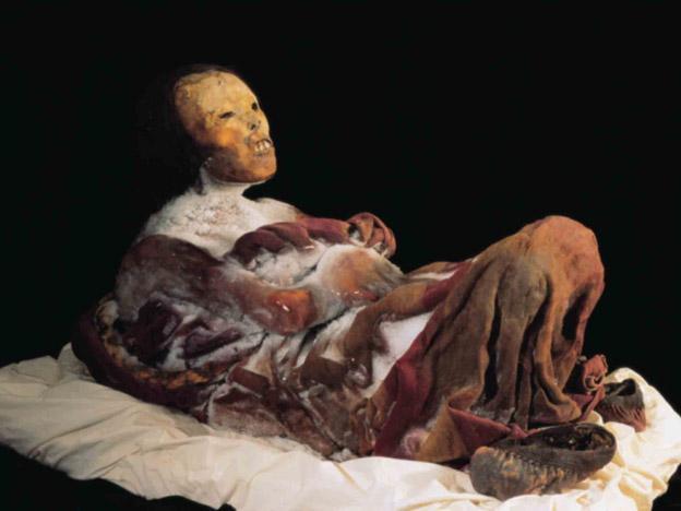 Meet Juanita, Peru's 500+ year old mummy.
Photo from Andina