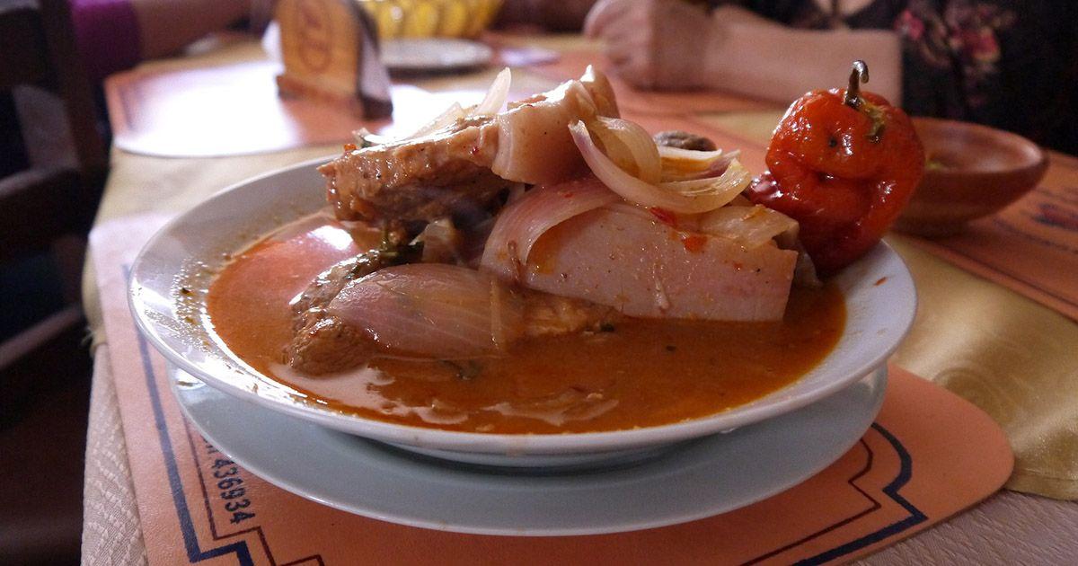 A traditional arequipeño soup. Image by Rob Carranza from Pixabay.