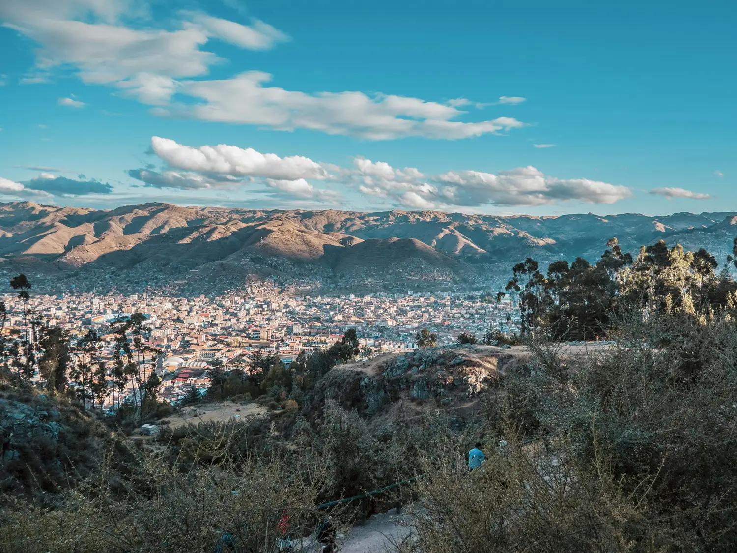  
    Overlooking the heart of the Andes, Cusco’s timeless charm unfolds, blending
    history, culture, and stunning landscapes.
    
      Photo by Ruben Hanssen on Unsplash
    
    .
  