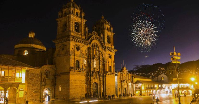 Cusco Cathedral during the holiday season. Photo provided by Ana Castañeda.
