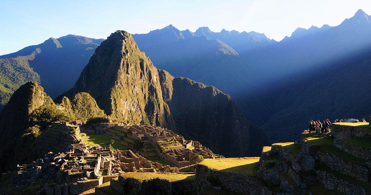 Machu Picchu bathed in sunlight. Image: Joabe Porto on Unsplash
