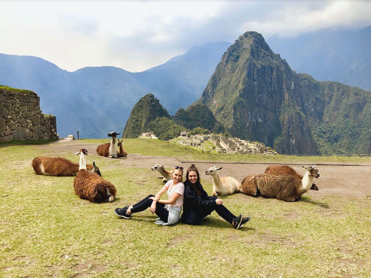 Ferguson family, USA - former Peru For Less travelers in Machu Picchu