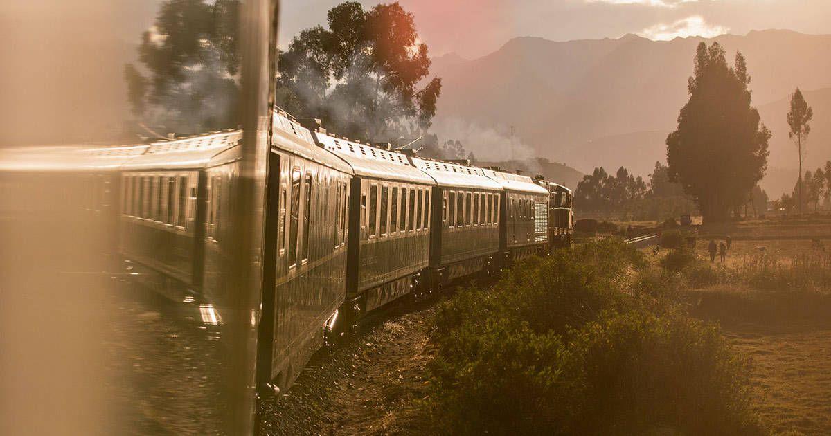 Train en route to Machu Picchu. Photo by  PeruRail.