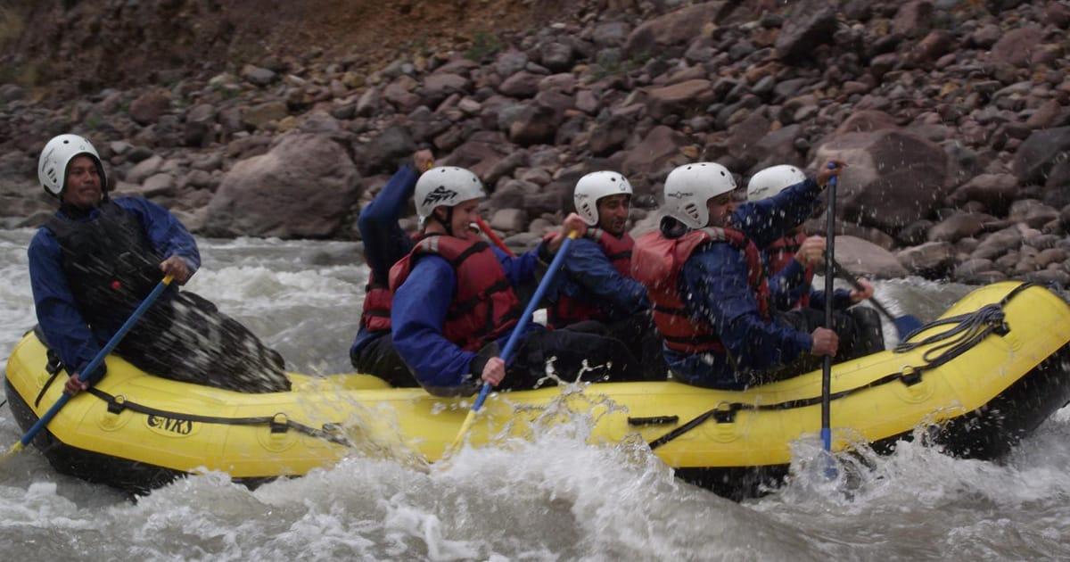 White water rafting on the Urubamba River. Image: "Whitewater rafting trip" by  Jon Roberts is licensed under CC BY-SA 2.0.