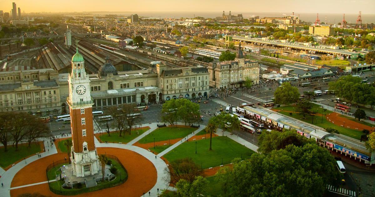 Torre Monumental is a famous clocktower in Buenos Aires, Argentina in the Retiro District