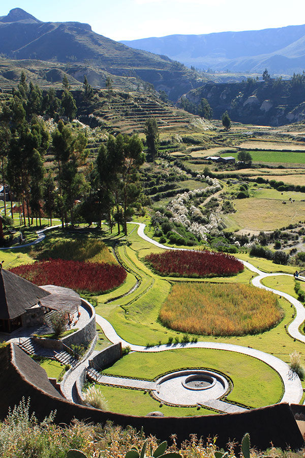 View from the Colca Lodge in Arequipa