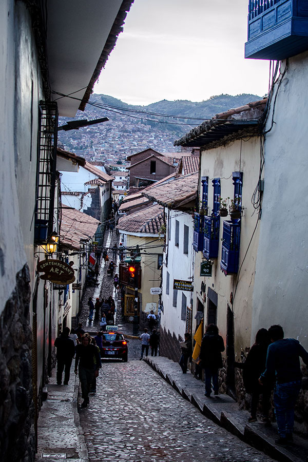 A street in Cusco, Peru