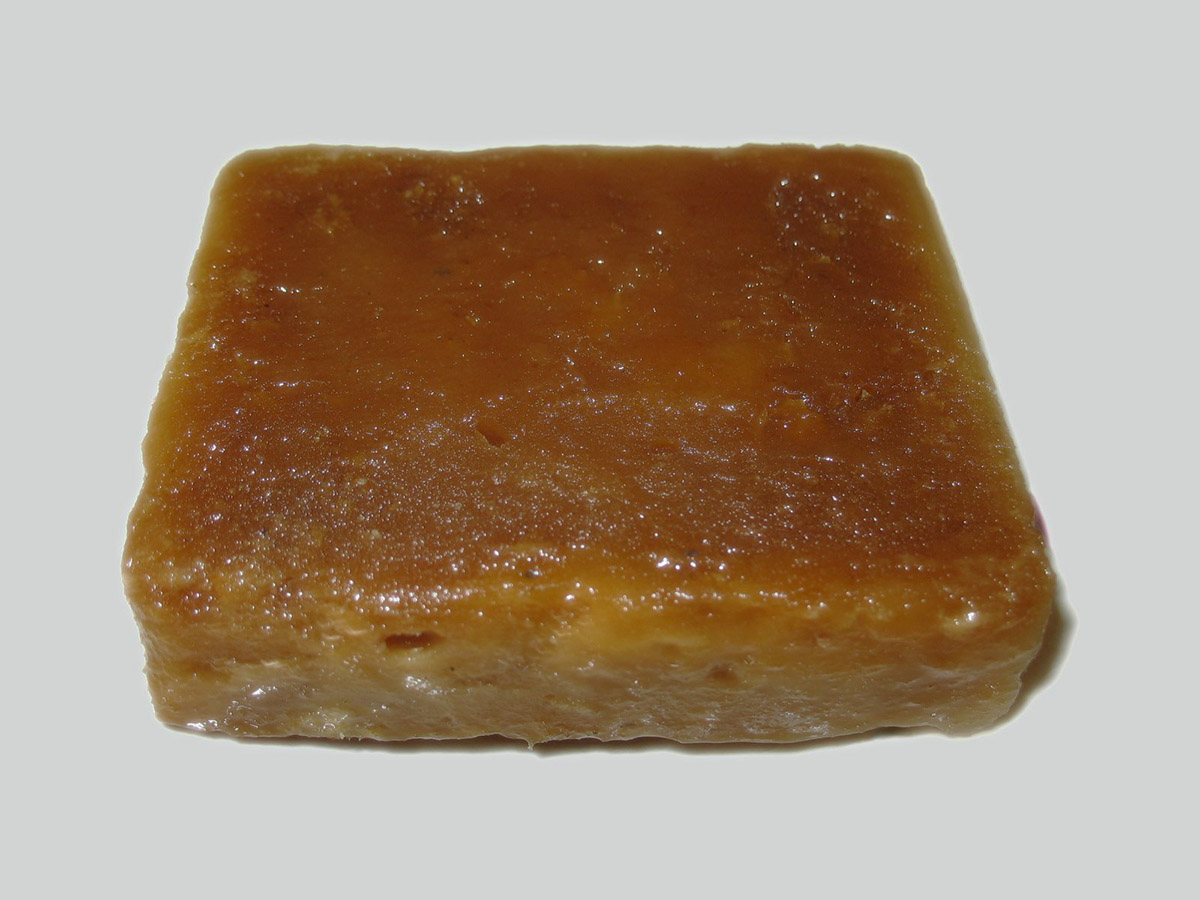 Panela, an unrefined cane sugar product used as a low-glycemic sweetener with lots of micronutrients