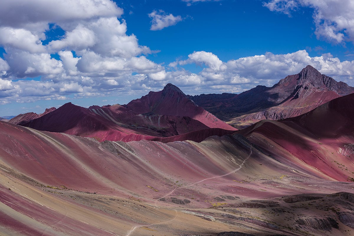 Red Valley, located next to Rainbow Mountain